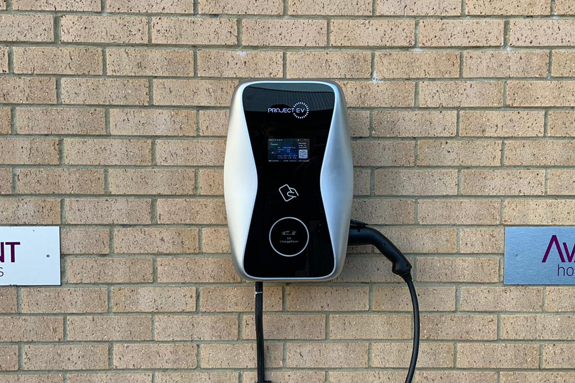 Voltacon Sparky Electric Vehicle Charger 22kW 3-Phase UK Market Type 2